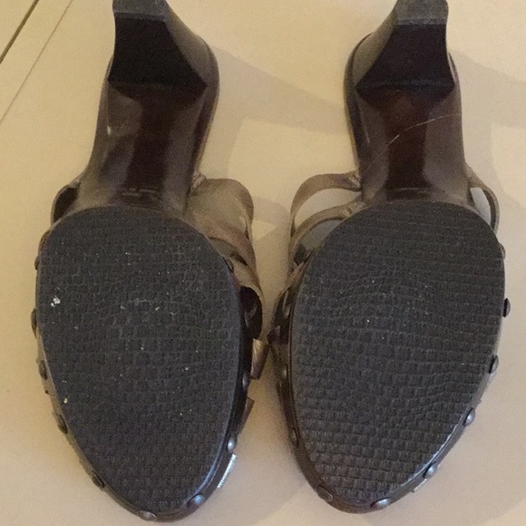 Stuart Weitzman Pewter Mule Sandal - Picture 5 of 5